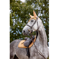 Boné antimoscas Demélont Horze Marrom dourado Castanho