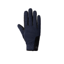 Luvas de equitação de inverno Kara Horze Azul polar Luvas de equitação de inverno Kara Horze Azul polar