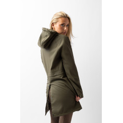 Impermeável Elise com forro acolchoado Horze Verde-oliva Impermeável Elise com forro acolchoado Horze Verde-oliva