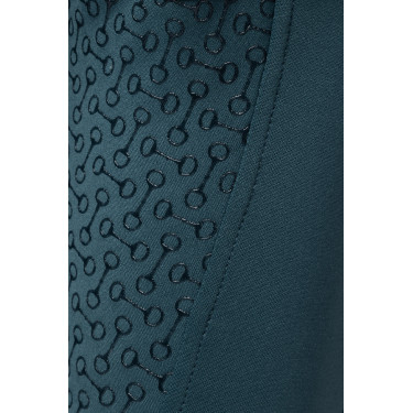 Calça de equitação térmica full grip Horze Rhea infantil bolsos traseiros Calça de equitação térmica full grip Horze Rhea infantil bolsos traseiros