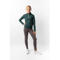 Camiseta de treino infantil Pegasus Horze Verde-água escuro