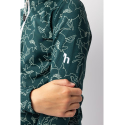 Camiseta de treino infantil Pegasus Horze Verde-água escuro