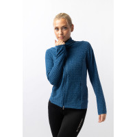 Casaco de equitação polar Darcey Horze Azul celeste Casaco de equitação polar Darcey Horze Azul celeste