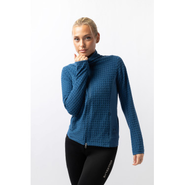 Casaco de equitação polar Darcey Horze Azul celeste