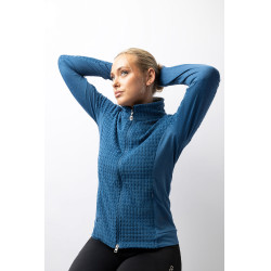 Casaco de equitação polar Darcey Horze Azul celeste