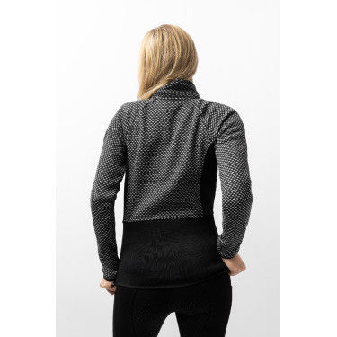 Casaco de fleece Neve Horze Caviar preto