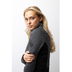 Casaco de fleece Neve Horze Caviar preto