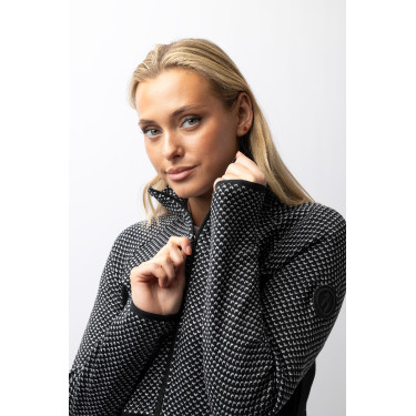 Casaco de fleece Neve Horze Caviar preto