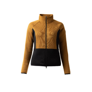 Casaco de fleece Neve Horze Marrom dourado Castanho