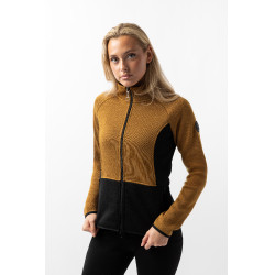 Casaco de fleece Neve Horze Marrom dourado Castanho