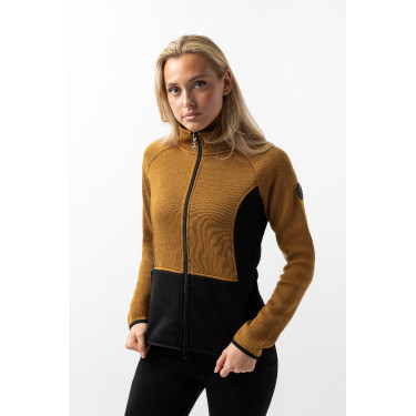 Casaco de fleece Neve Horze Marrom dourado Castanho