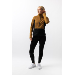 Casaco de fleece Neve Horze Marrom dourado Castanho