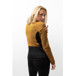 Casaco de fleece Neve Horze Marrom dourado Castanho