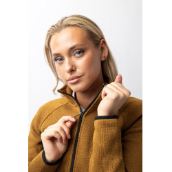 Casaco de fleece Neve Horze Marrom dourado Castanho