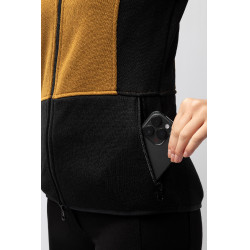 Casaco de fleece Neve Horze Marrom dourado Castanho