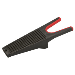 Tira-botas de plástico com proteção para o calcanhar
