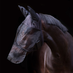 Máscara anti-moscas Imperial Riding Activity Preto