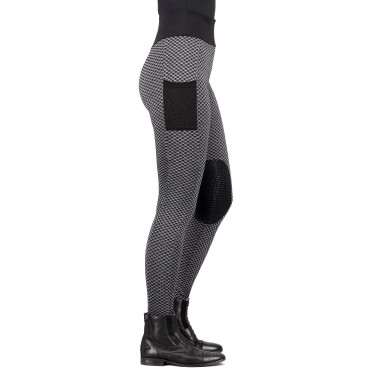 Legging de equitação Imperial Riding Diamond Bubble Kneegrip Legging de equitação Imperial Riding Diamond Bubble Kneegrip