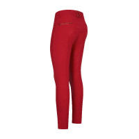 Calças de equitação Imperial Riding El Capone FullGrip Tango Vermelho Calças de equitação Imperial Riding El Capone FullGrip Tango Vermelho