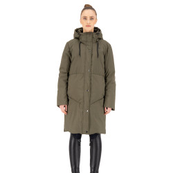 Casaco comprido Euro-Star Lavar Exército Kaki Casaco comprido Euro-Star Lavar Exército Kaki