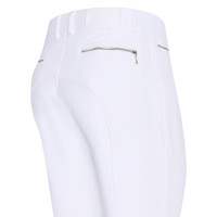Calça de equitação Easy Rider Victor KneeGrip masculino Branco
