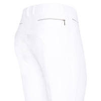 Calça de equitação Easy Rider Victor FullGrip masculina Branco