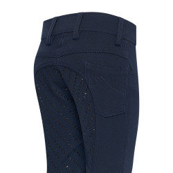 Calça de equitação Easy Rider Evita FullGrip infantil Azul-marinho Calça de equitação Easy Rider Evita FullGrip infantil Azul-marinho
