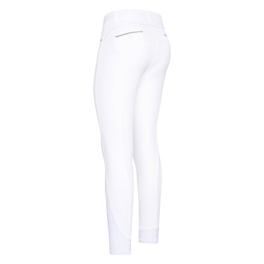 Calça de equitação Easy Rider Carice FullGrip Branco Calça de equitação Easy Rider Carice FullGrip Branco