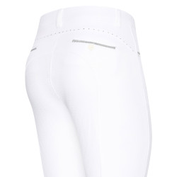 Calça de equitação Easy Rider Carice FullGrip Branco Calça de equitação Easy Rider Carice FullGrip Branco