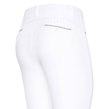 Calça de equitação Easy Rider Carice FullGrip Branco Calça de equitação Easy Rider Carice FullGrip Branco