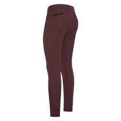 Calça de equitação Easy Rider Carice FullGrip Fruta silvestre escura Vermelho