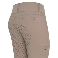 Calça de equitação Easy Rider Amara FullGrip Kids Cinzento-acastanhado Castanho Calça de equitação Easy Rider Amara FullGrip Kids Cinzento-acastanhado Castanho