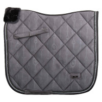 Tapis de selle dressage HV Polo Lauren Gris zinc Tapis de selle dressage HV Polo Lauren Gris zinc