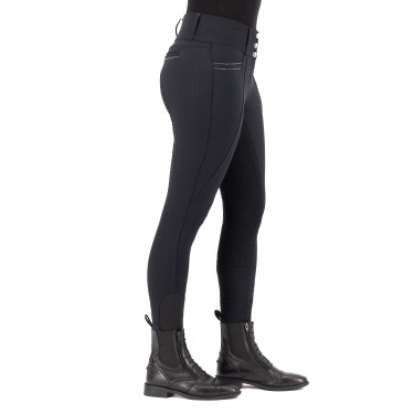 Calça de equitação Easy Rider Amara Full Preto
