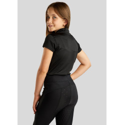 Polo de Equitação Júnior Everly de mangas curtas Polo de Equitação Júnior Everly de mangas curtas