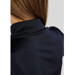 Polo de equitação Everly infantil de mangas compridas rosa dourado Marinho Azul-marinho Polo de equitação Everly infantil de mangas compridas rosa dourado Marinho Azul-marinho