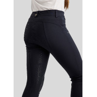 Calça de Montar Yati Crystal Júnior full grip Marinho Azul-marinho