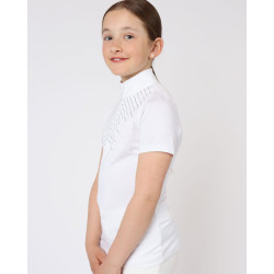Polo de competição Montar Bling Junior Branco Polo de competição Montar Bling Junior Branco
