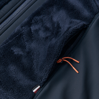 Colete sem mangas Kingsland em velo coral feminino KLVania Marinho Azul-marinho