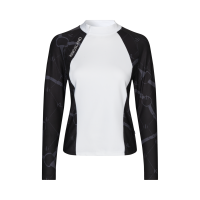 Camisa de competição feminina Kingsland KLVea de mangas compridas Marinho Azul-marinho