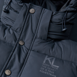 Casaco de equitação isolante feminino Kingsland KLVea Marinho