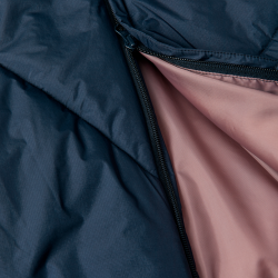 Casaco comprido isolante feminino Kingsland KLValdy Marinho Azul-marinho