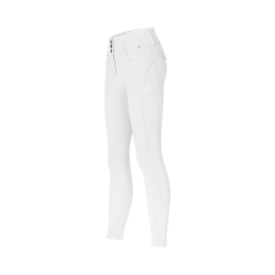 Calça Kingsland full grip cintura média feminina KLKimi A-Shape Branco