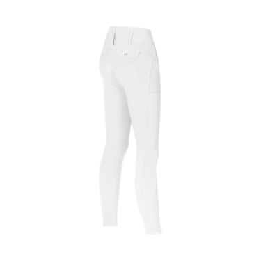 Calça Kingsland full grip cintura média feminina KLKimi A-Shape Branco