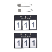 Porta número Kingsland 3 bolsos vendido em conjunto de 2 Marinho Azul-marinho