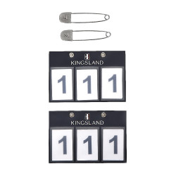 Porta número Kingsland 3 bolsos vendido em conjunto de 2 Marinho Azul-marinho