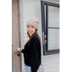 Gorro com Logotipo de Borracha Kentucky Bege Gorro com Logotipo de Borracha Kentucky Bege