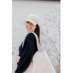 Boné com Logotipo de Borracha Kentucky Bege