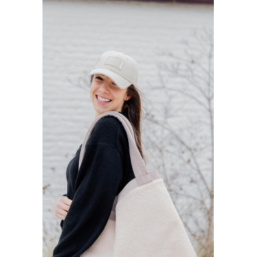 Boné com Logotipo de Borracha Kentucky Bege