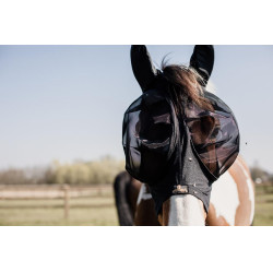 Máscara anti-moscas Slim Fit Kentucky Preto Máscara anti-moscas Slim Fit Kentucky Preto